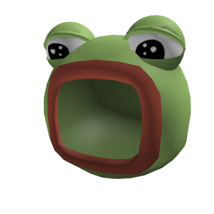 sleepy meme frog mask  Roblox Item - Rolimon's