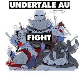 UNDERTALE AU FIGHTING! animation 