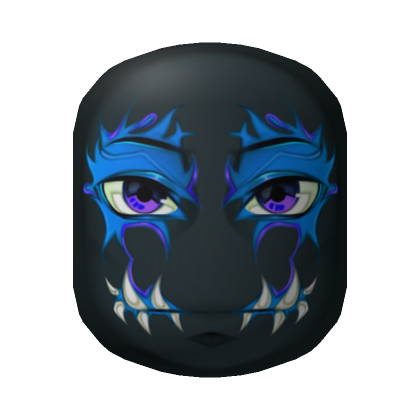 Blue Demon Face Paint's Code & Price - RblxTrade