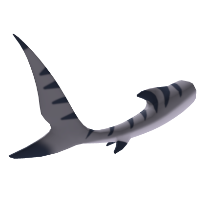 Grey Tiger Shark Tail's Code & Price - RblxTrade