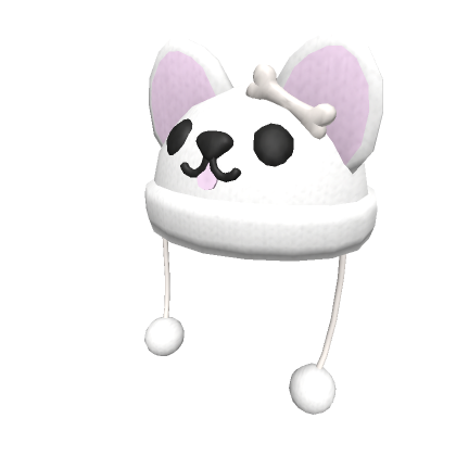 [LIMITED] White dog hat | Roblox Item - Rolimon's