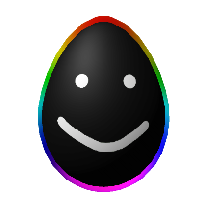 Roblox Item Cartoony Rainbow Noob Egg