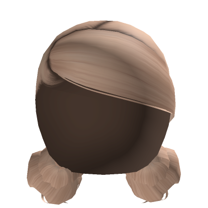 Low Sleek Space Buns in Blonde | Roblox Item - Rolimon's