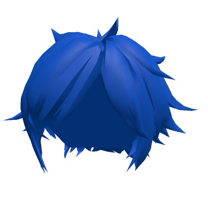 Roblox Item Blue Anime Hair