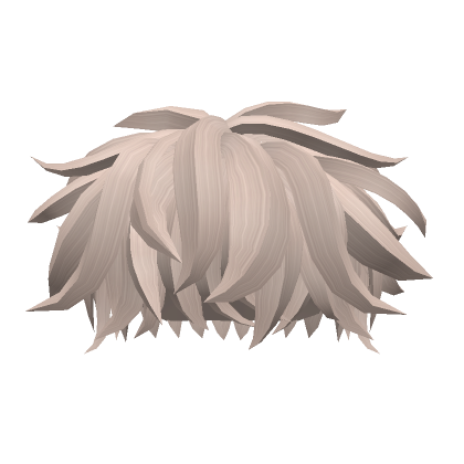 Blonde Fluffy Messy Anime Boy Hair's Code & Price - RblxTrade