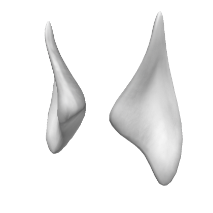 Roblox Item Pointy White Canine Ears