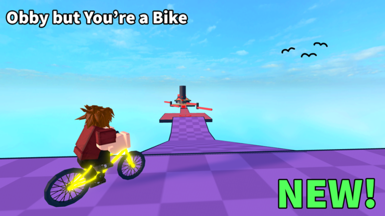 Obby But You're On a Bike - Roblox