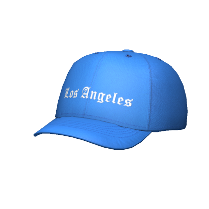 Roblox Item Blue Los Angeles Cap