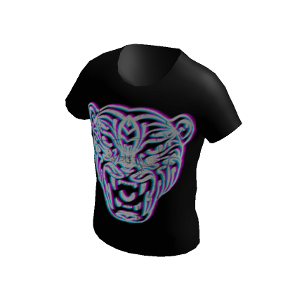 Roblox Item Threadless Tiger T-Shirt