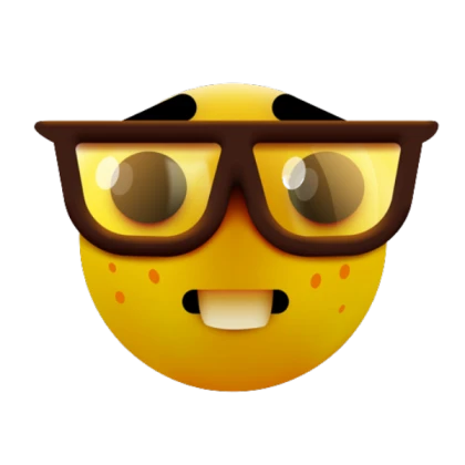 nerd face emoji meme