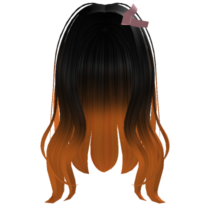 Nezuko Demon Slayer Pelo de Anime - Roblox