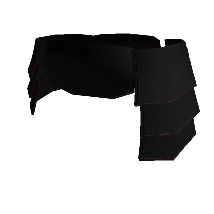 Armadura de Cintura de Guerreiro Samurai Preto - Roblox