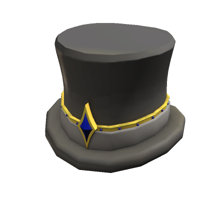 Roblox Item Blue Gemstone Top Hat