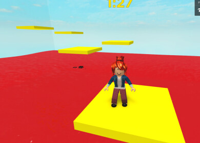 Color Block But Lava - Roblox