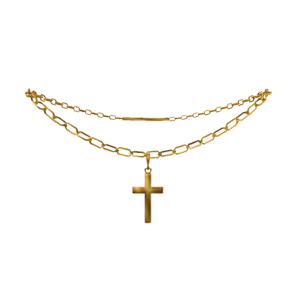 Gold Cross Chain | Roblox Item - Rolimon's