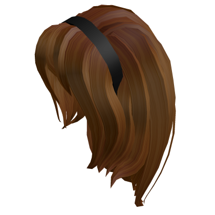 Roblox Item Thin Headband Brown Hair