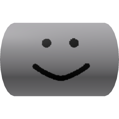 Grey Smiley Cylinder Head | Roblox Item - Rolimon's