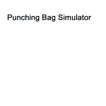 Punching Bag Simulator