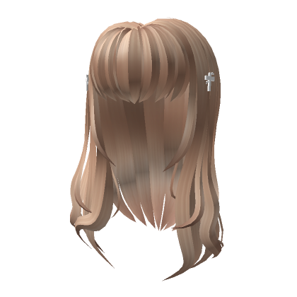 Black Emo Hair With Detailed Ponytail - Roblox