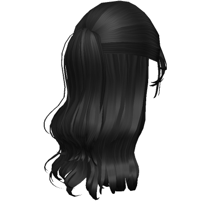 Black Emo Layered Hair's Code & Price - RblxTrade