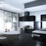 Realistic Modern House: Kitchen