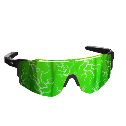 Roblox Item green thunder tactical sunglasses
