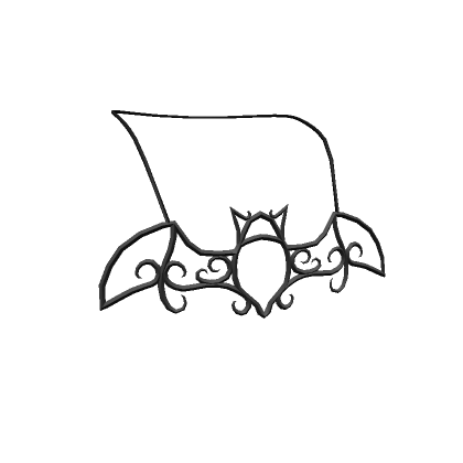Roblox Item Gothic Bat Necklace (3.0)