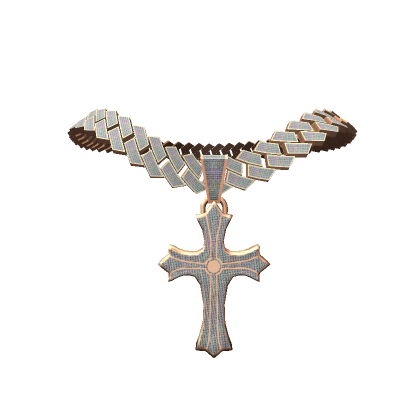 Rose Diamond Plated Cross Chain | Roblox Item - Rolimon's