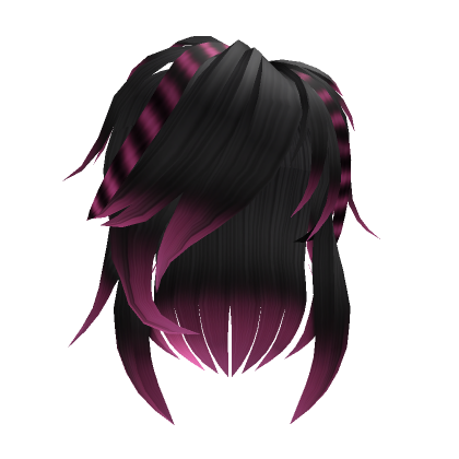 Black and Pink Drama Hair, Roblox Wiki