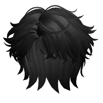 Black Swept Hair - Roblox