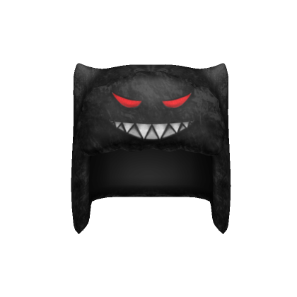 Red Eye Monster Ushanka [Black] | Roblox Item - Rolimon's