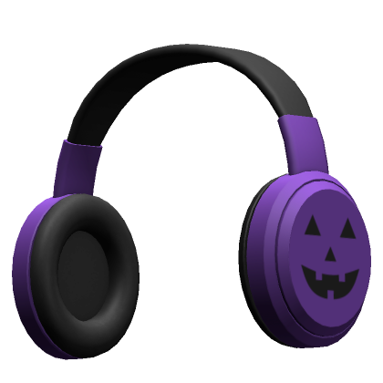Roblox Item Halloween Headphones 🎃