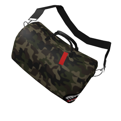 Sprayground camo outlet shark duffle bag