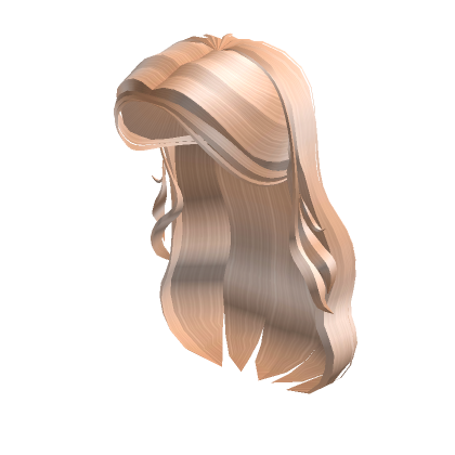 Swept Back Long Hair in Blonde's Code & Price - RblxTrade