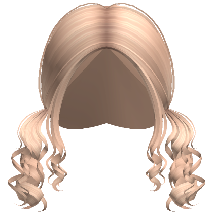 Blonde Aesthetic Wavy Pigtails's Code & Price - RblxTrade
