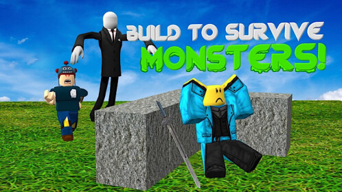 BUILD TO SURVIVE MONSTERS! - Roblox