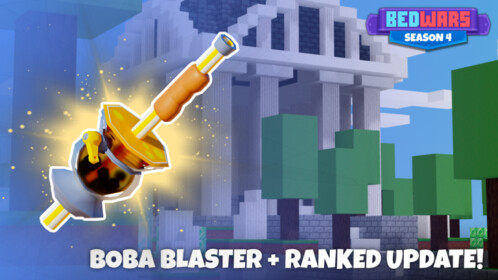 Roblox BedWars on X: 🧋 Boba Blaster (NEW ITEM!) 🏆 Ranked Season 4 👑  Ranked Season Rewards ⚔️ Victorious Barbarian Skin 📈 Nightmare is now top  200 players 🥇 Nightmare Emote 🤯