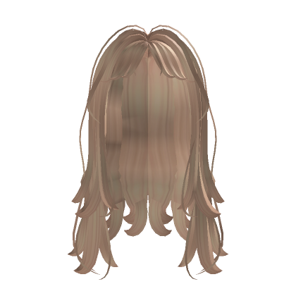 Wavy Y2K Layered Messy Hair (Blonde)'s Code & Price - RblxTrade