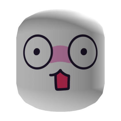 Shocked Guest Surprised Face [Institutional White] | Roblox Item ...
