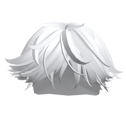 Messy Boy Middle Part in White | Roblox Item - Rolimon's