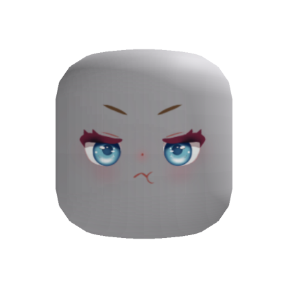 Angry cute face - Roblox
