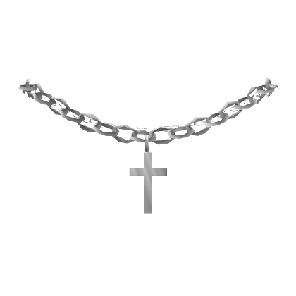 Stainless Steel Cross Pendant Chain | Roblox Item - Rolimon's