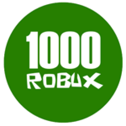 Donation: 1000 Robux - Roblox