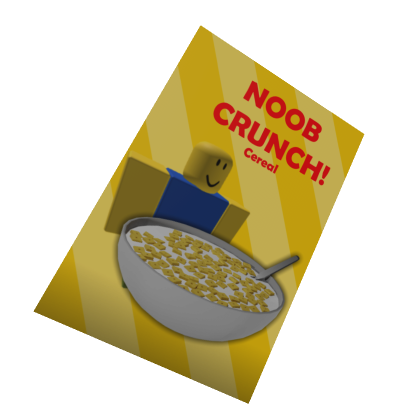 Roblox Item Noob Crunch! Cereal Box Backpack