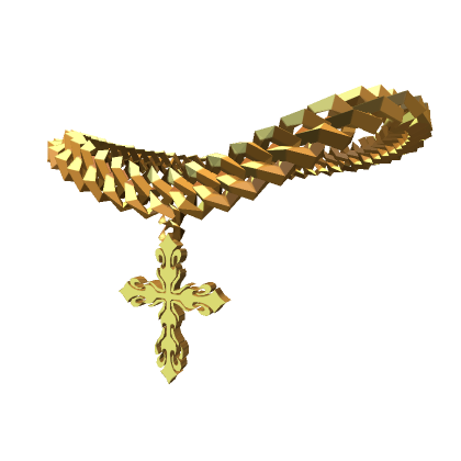 Gold Cross Chain | Roblox Item - Rolimon's