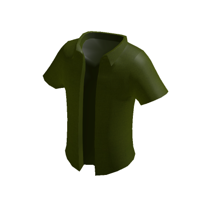 🐢 Olive Green Open Shirt 🐢 | Roblox Item - Rolimon's