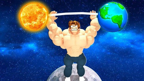 Becoming The Strongest With 100,000 Power In Roblox Muscle Evolution 