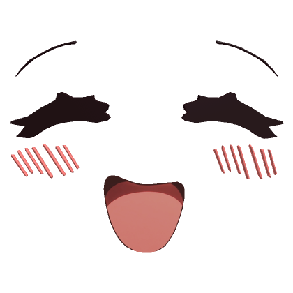 Anime shop blush face