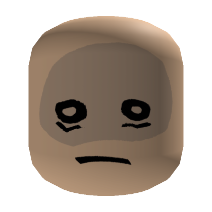 Scared Traumatized Sad Face [Pastel Brown] | Roblox Item - Rolimon's