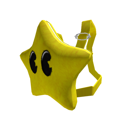 Roblox Item 1.0 YELLOW Y2K STAR BACKPACK
